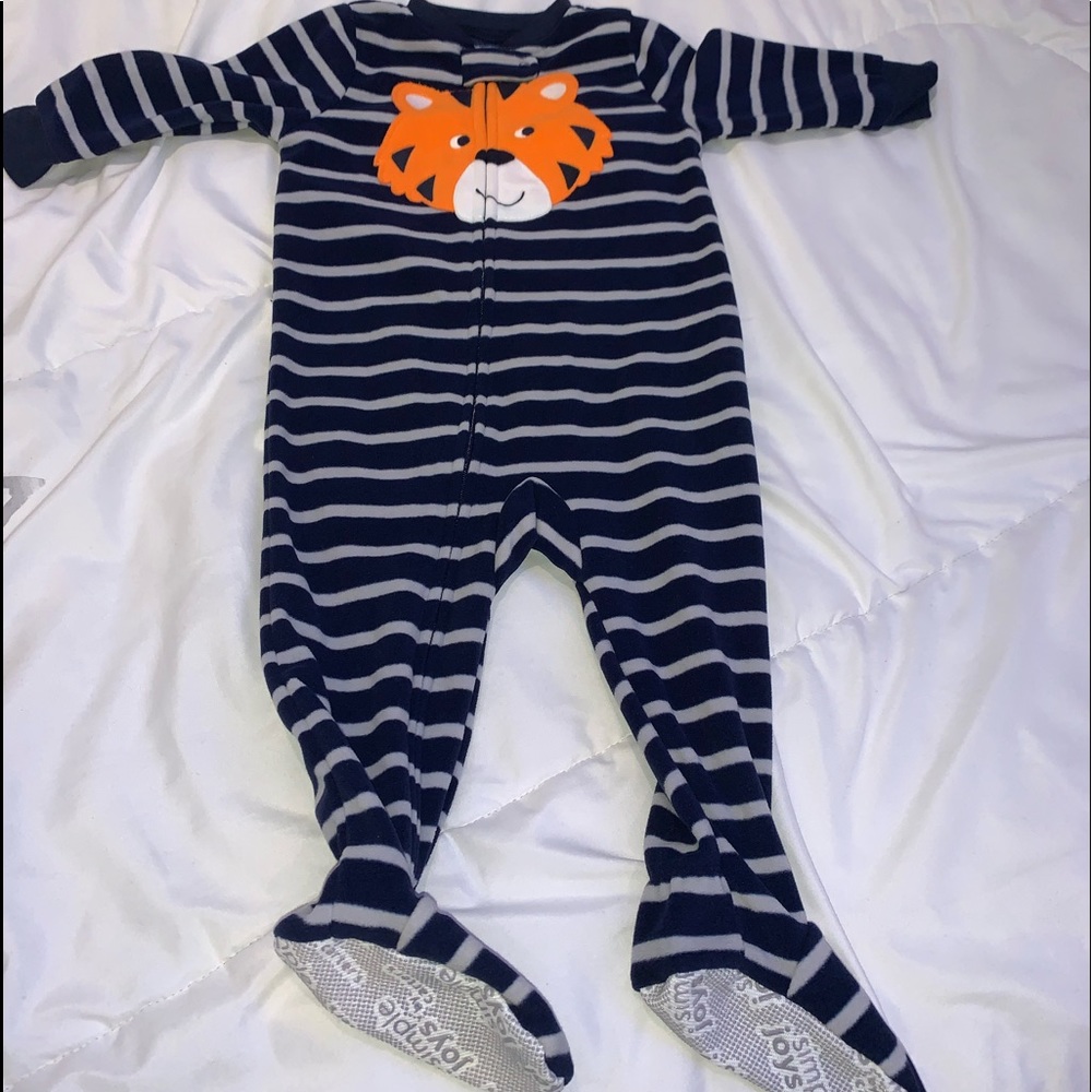 Tiger themed footie